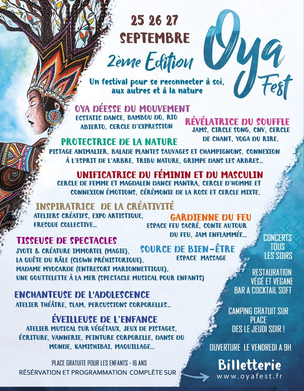 Flyer officiel Oya Fest 2026